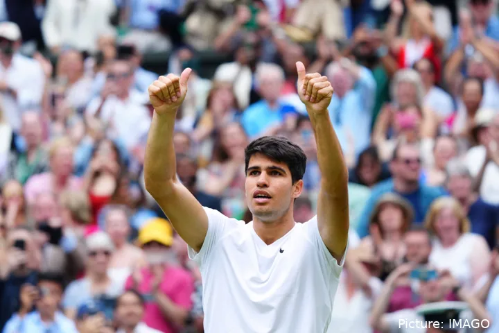Carlos Alcaraz returns to the site of his epic win 12 months ago.
