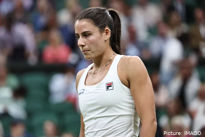 Emma Navarro pictured was superb at Wimbledon last year and needs a run after a poor French Open.