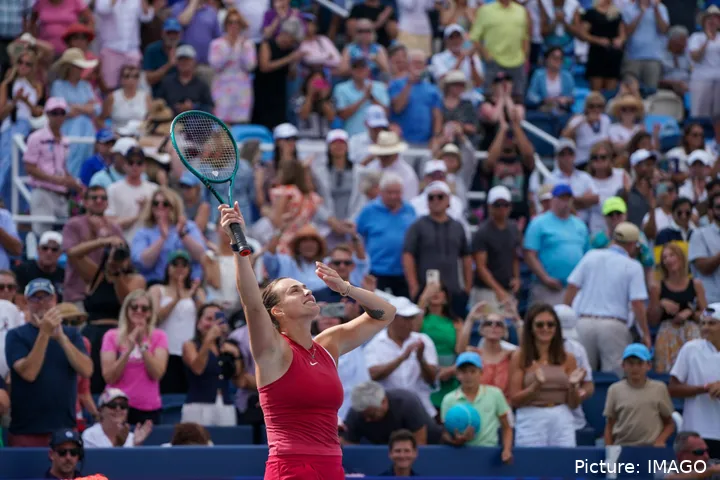 Aryna Sabalenka intentará continuar su campaña.