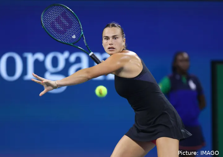 Aryna Sabalenka, como siempre, impresionó.