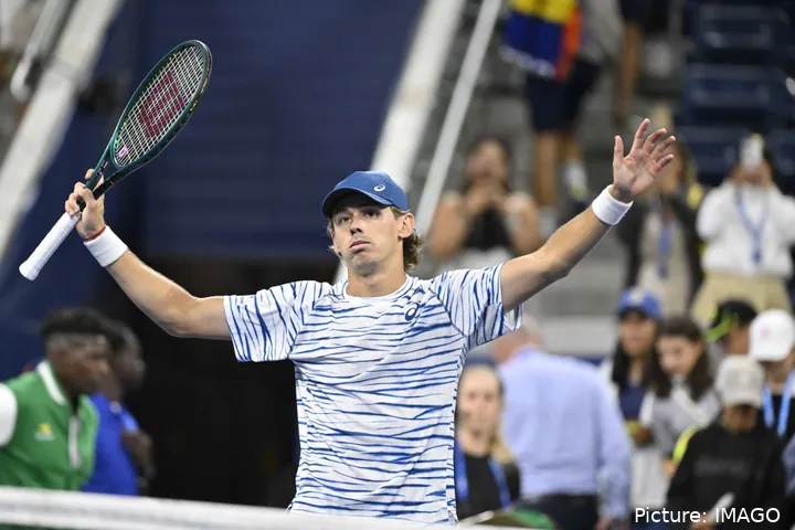 Alex De Miñaur alcanzó cuartos de final en el US Open 2024.
