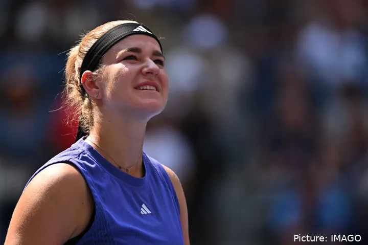 Muchova derrotó a Bia Haddad Maia en cuartos de final por 6-1 y 6-4.