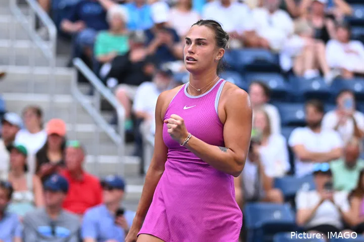 Aryna Sabalenka en el US Open 2024.