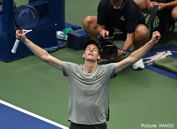 Jannik Sinner en el US Open 2024.