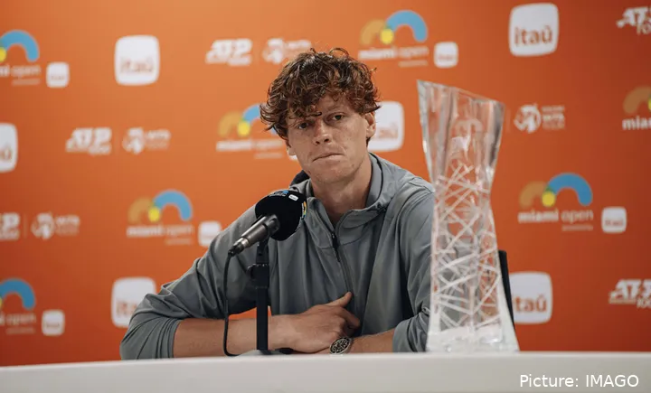 Sinner ganó el Abierto de Miami, dos semanas después de los positivos por dopaje.