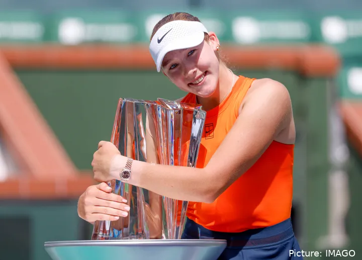 Mirra Andreeva gewann ihren zweiten Titel der Saison bereits im März in Indian Wells