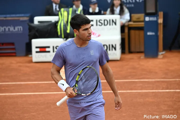 The current King of Clay incarnate Carlos Alcaraz.