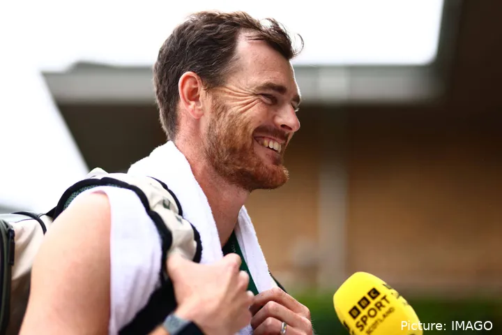 Jamie Murray smiling