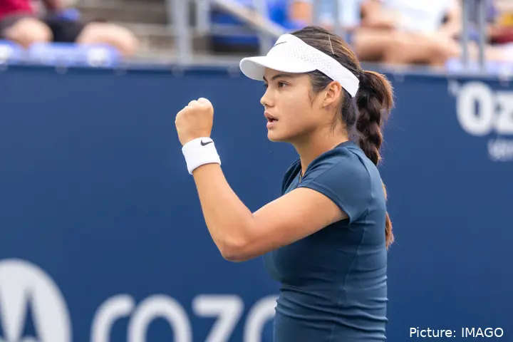 Emma Raducanu at 2025 DC Open.
