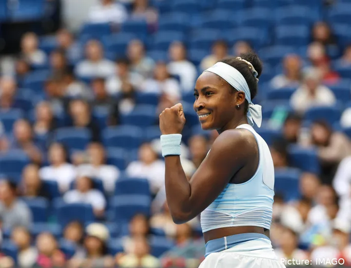 Coco Gauff enroute to the semi-finals in the China Open