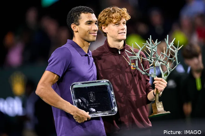 Felix Auger-Aliassime is runner up for the Paris Masters against Sinner 2025