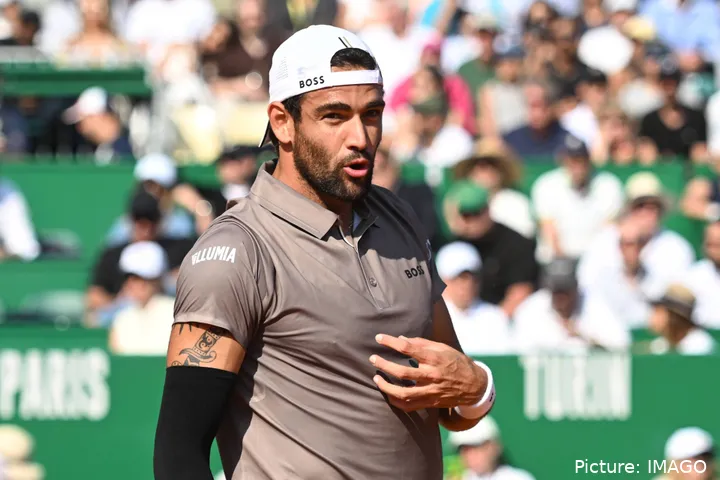 Matteo Berrettini en pista