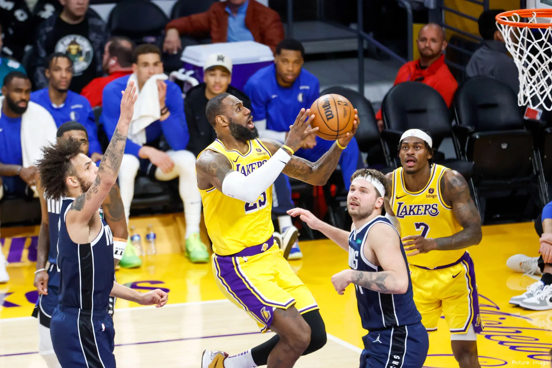 lebron james doncic dallas lakers