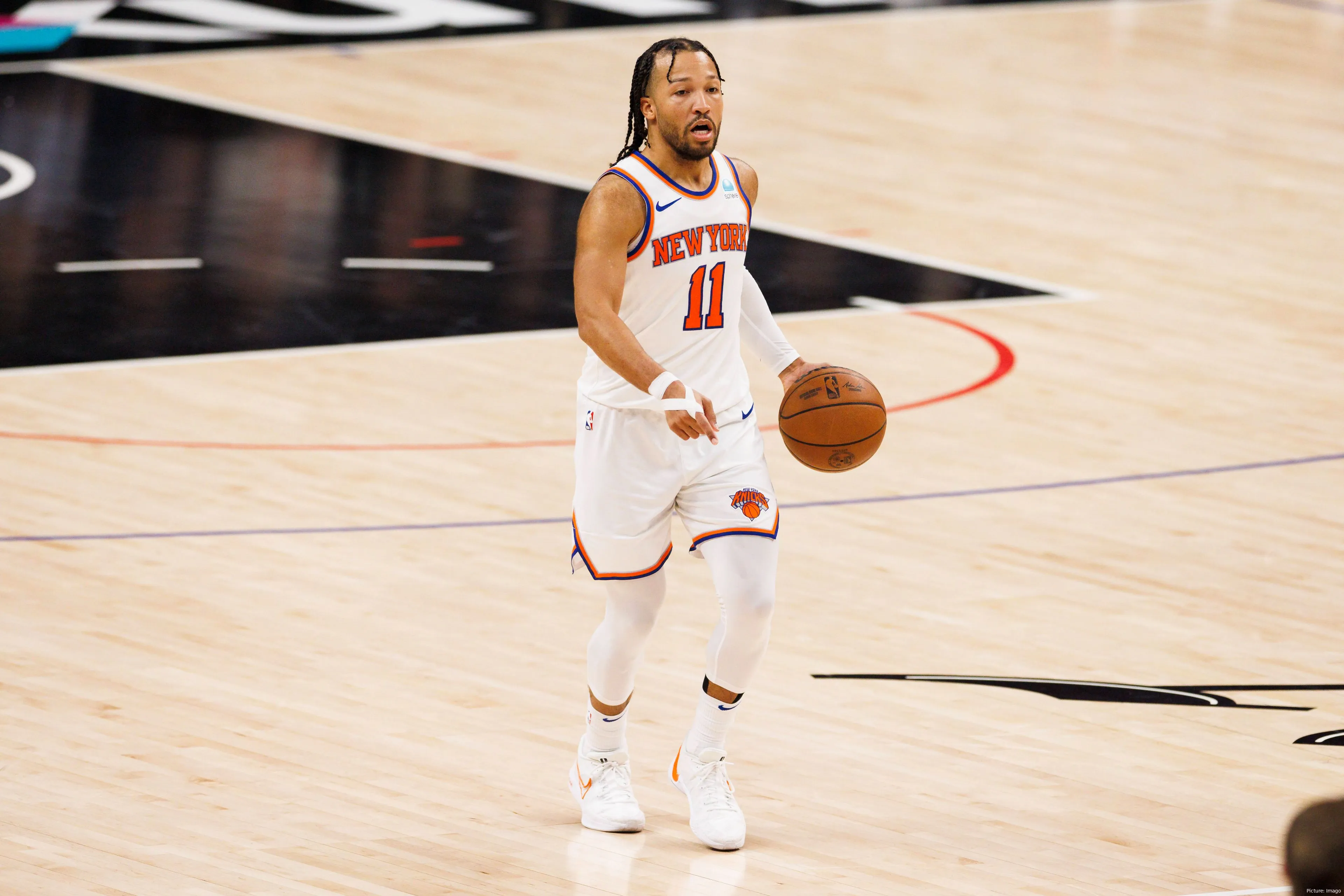 New York Knicks celebrate: Jalen Brunson's injury not as severe as first  thought
