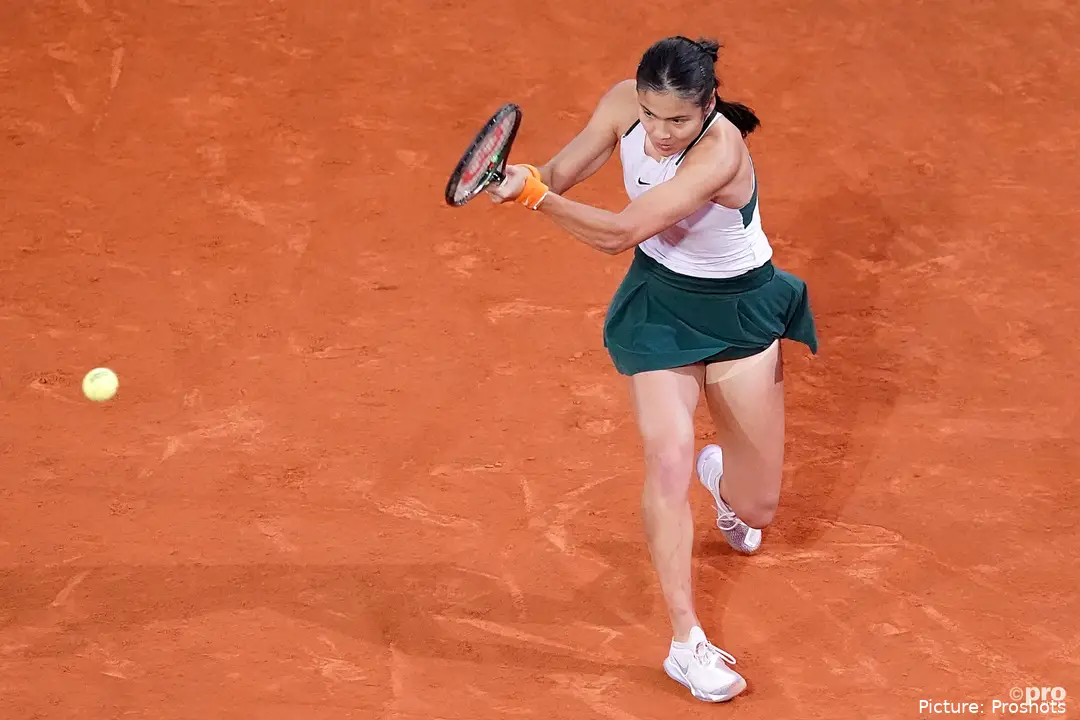 Emma Raducanu en el Mutua Madrid Open 2022