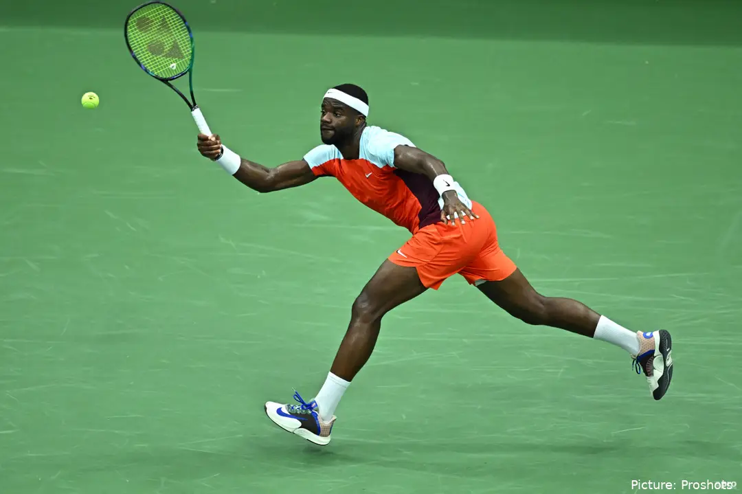 Frances Tiafoe alcanzó las semifinales del US Open 2022, pero perdió ante Alcaraz.