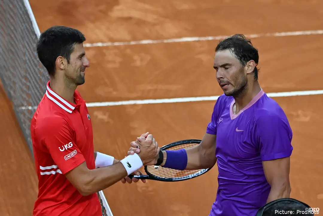 Rafael Nadal derrotó a Novak Djokovic en el Rome Open 2021