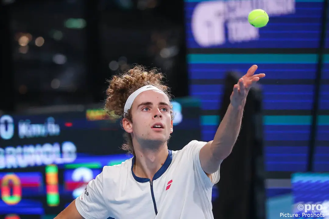 Mika Brunold at Swiss Indoors Basel.