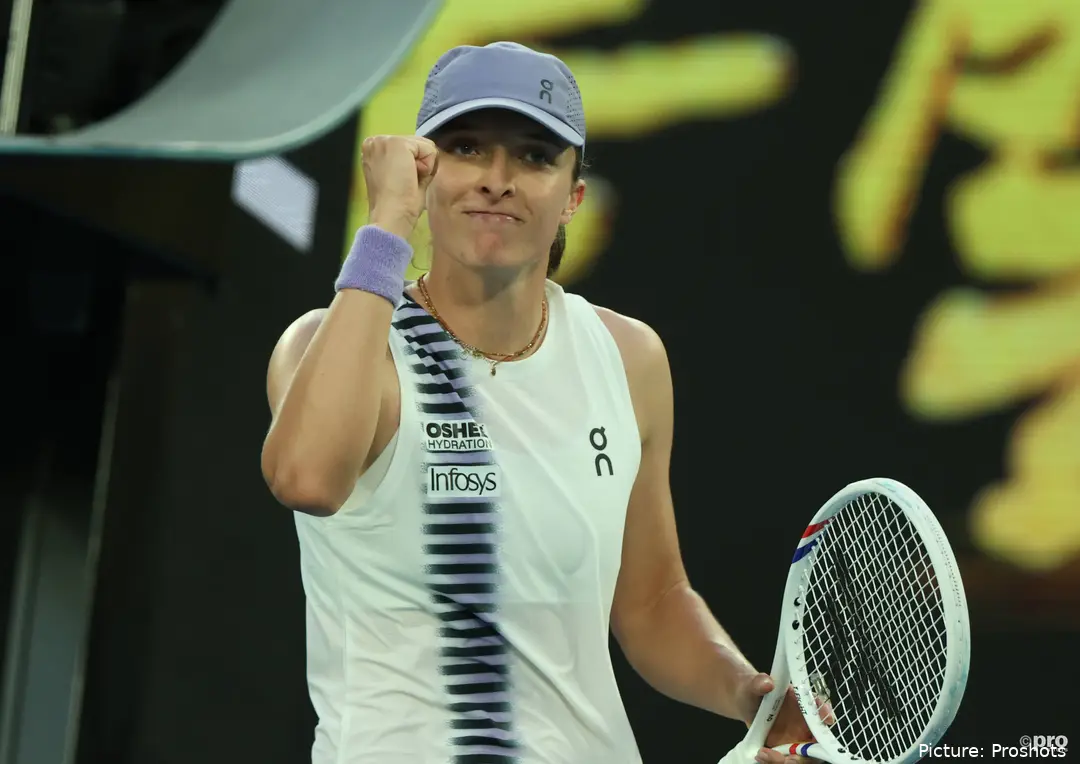 Iga Swiatek has reached a third Australian Open semi-final