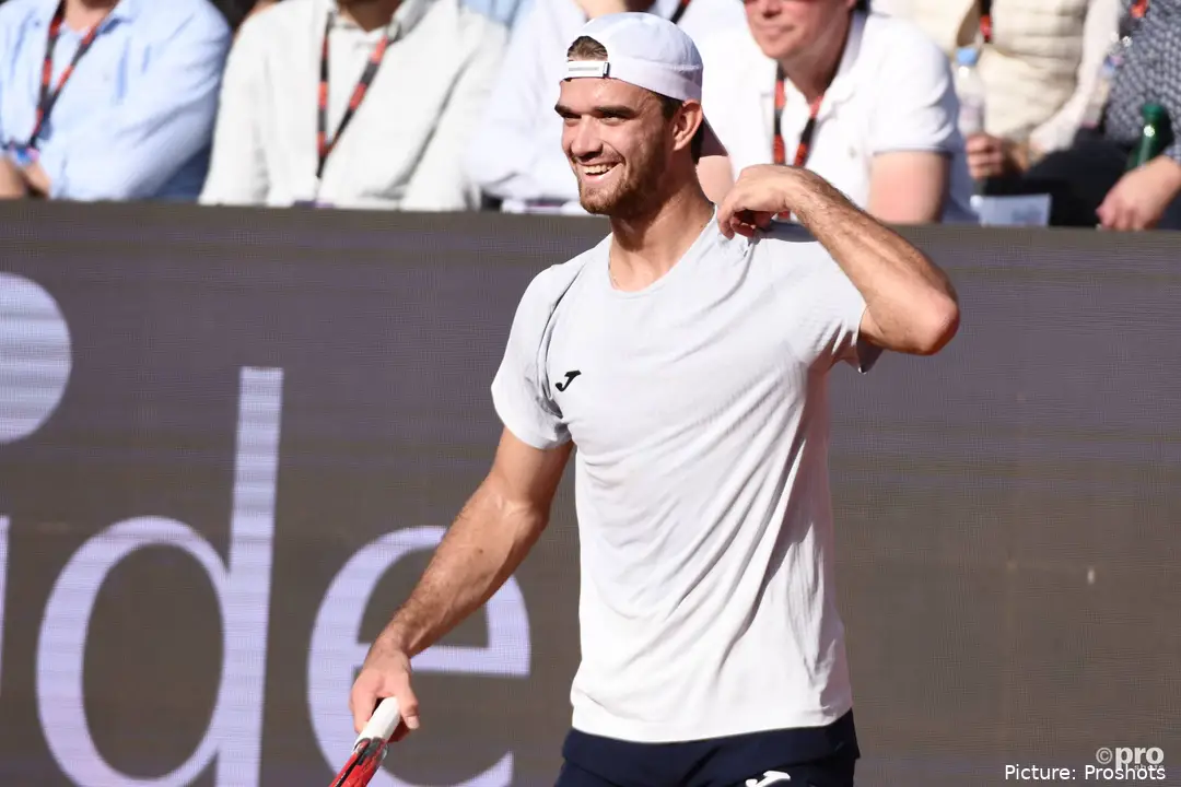 Tomas Machac durante la final