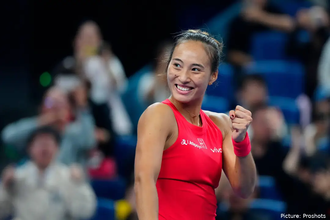 Zheng Qinwen at 2026 China Open.