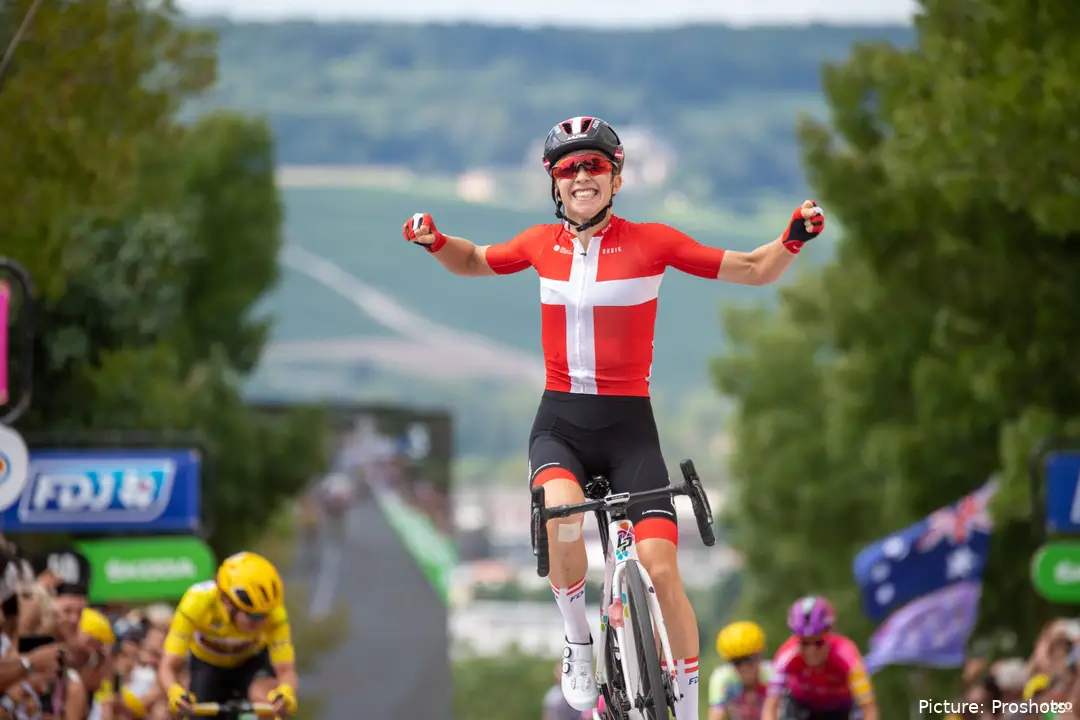 Cecilie Uttrup Ludwig wint de 3e etappe van de Tour de France Femmes 2022