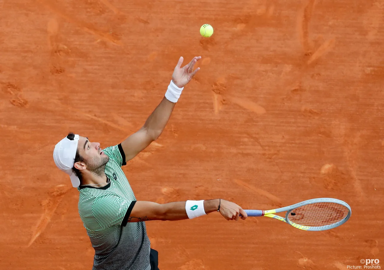 Matteo Berrettini en el Masters de Montecarlo 2021.