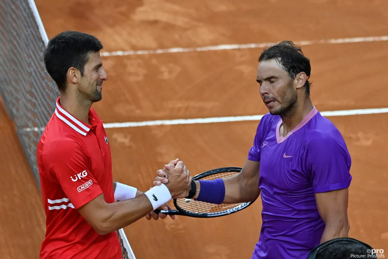 nadal djokovic rome 2021