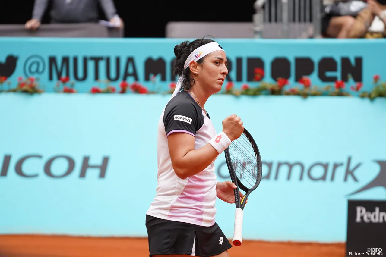 Ons Jabeur at 2022 Mutua Madrid Open