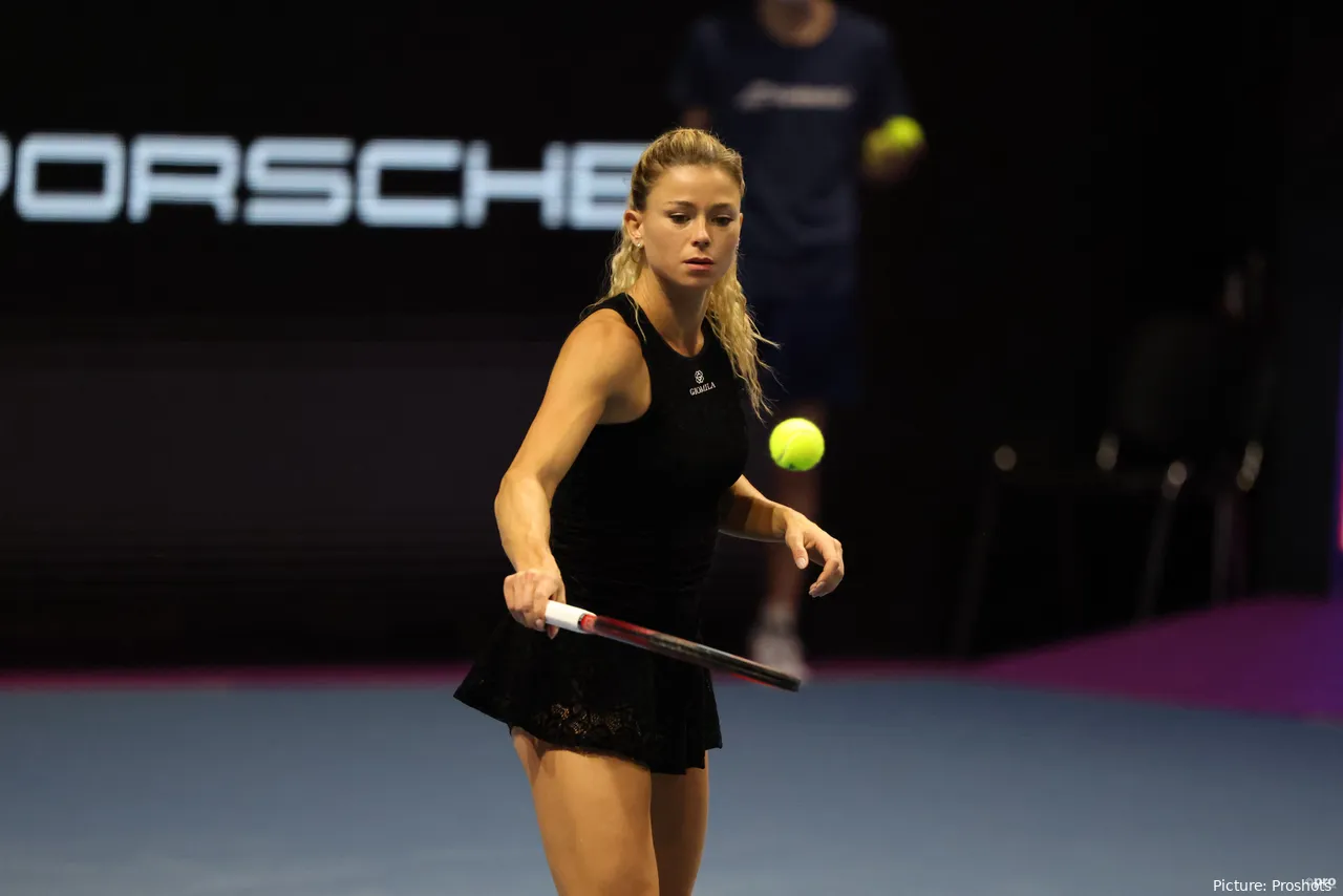 Camila Giorgi en el Trofeo Femenino de San Petersburgo, 2022.