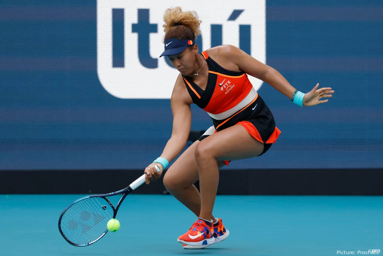 Naomi Osaka en el Miami Open 2022.