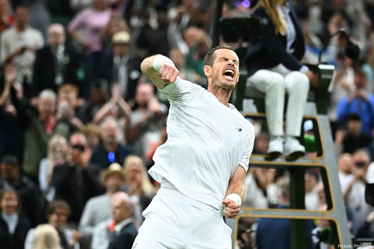 Andy Murray en Wimbledon 2023.