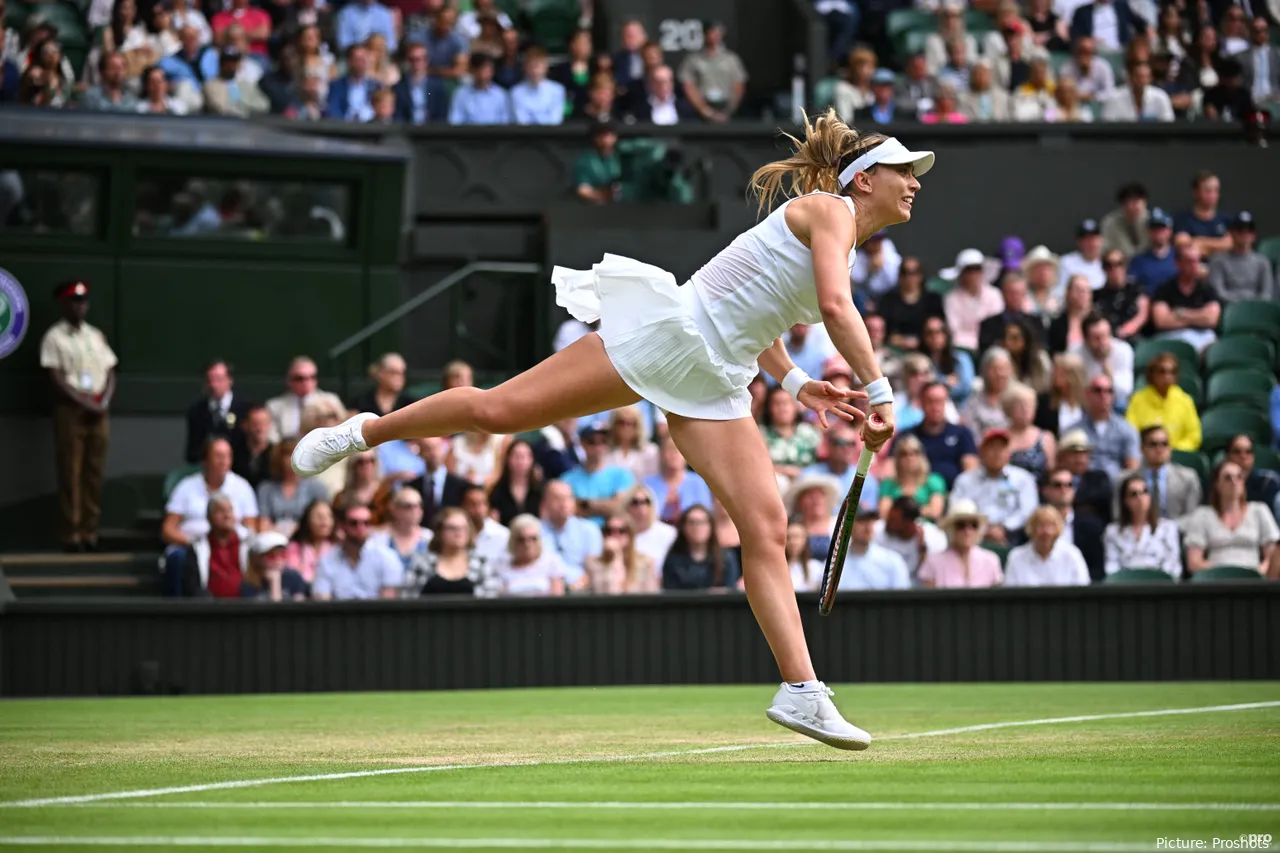 Paula Badosa at 2023 Wimbledon.