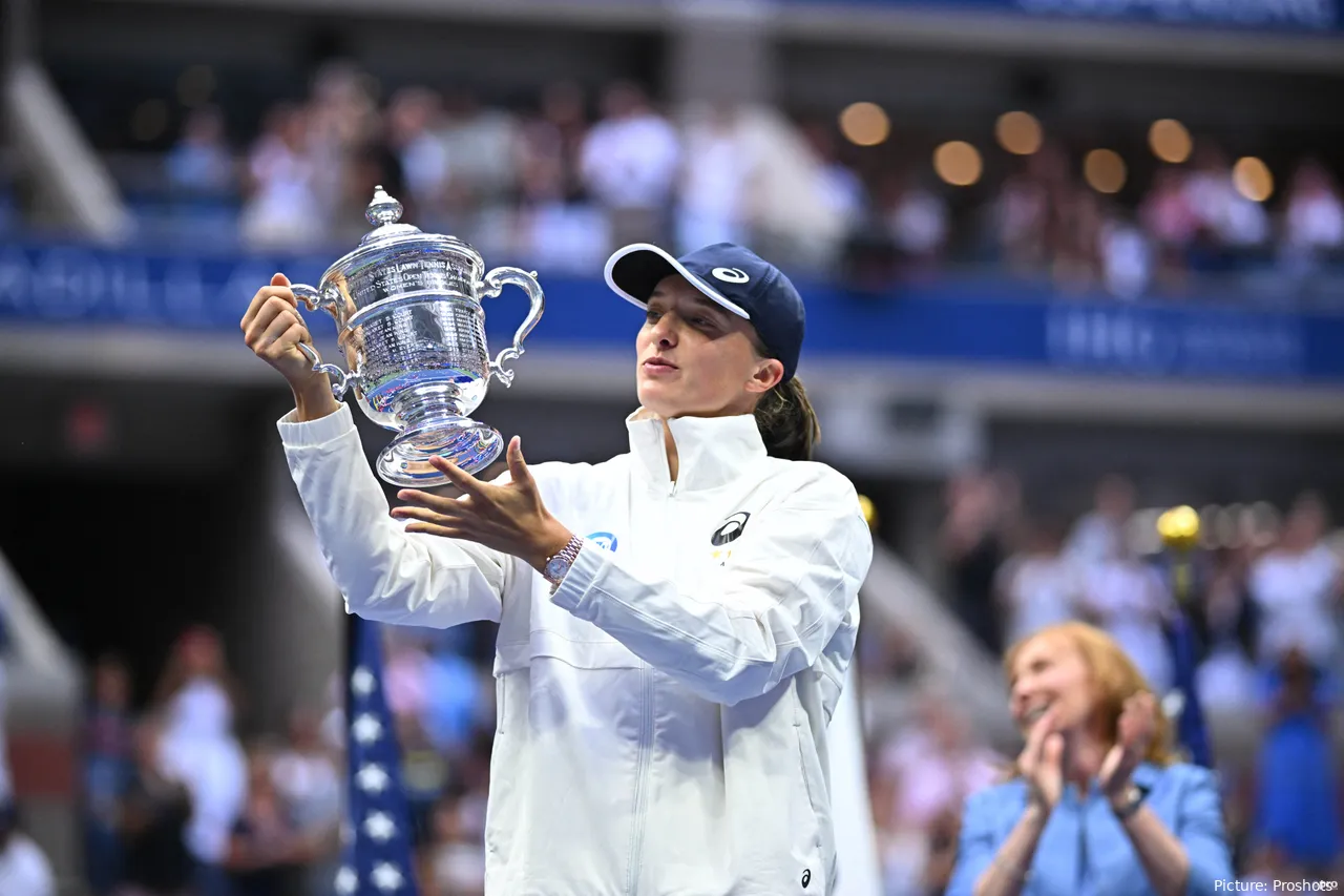 Swiatek won the title in 2022 US Open