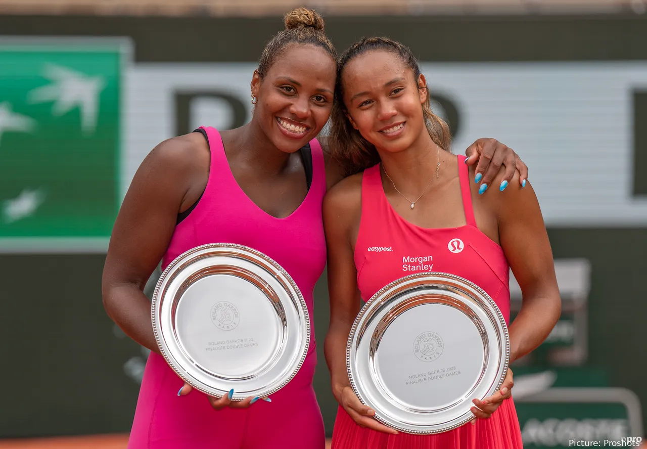 Taylor Townsend und Leylah Fernandez