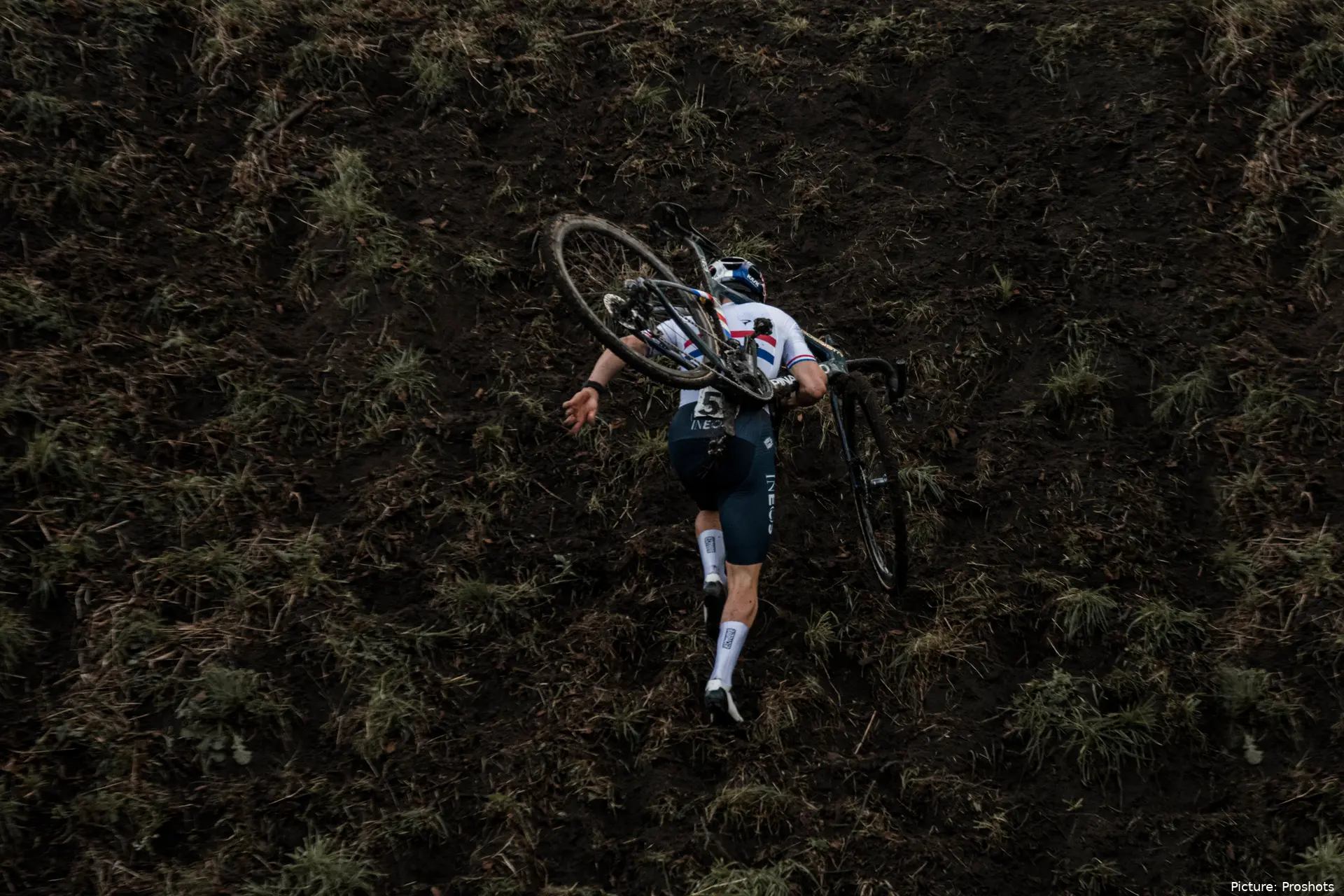 Tom Pidcock, en acción en una carrera de ciclocross