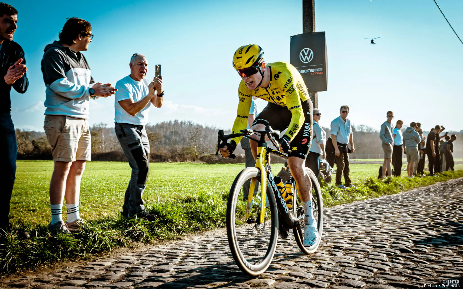 Per Strand Hagenes durante el GP de Denain 2026