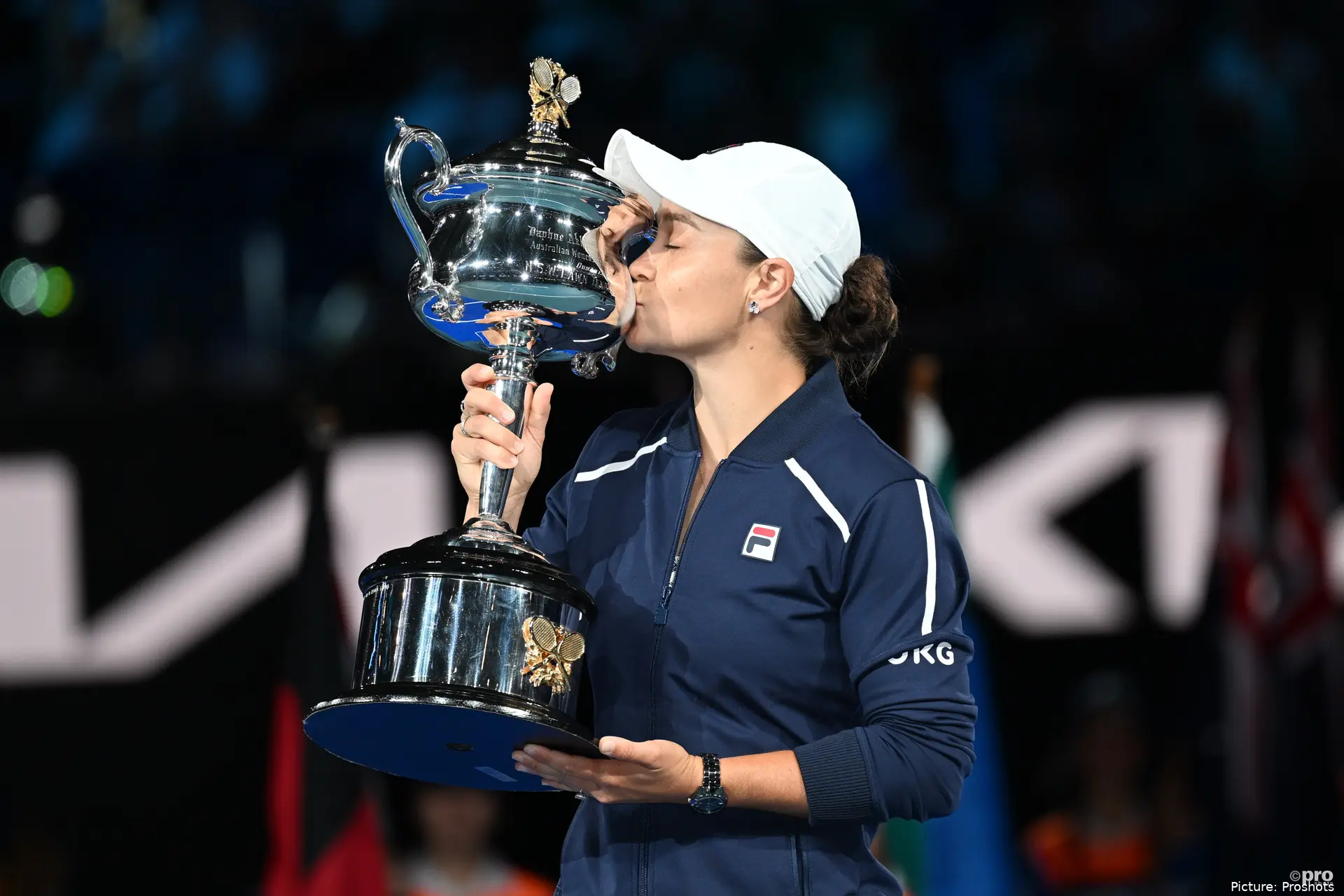 Barty Aus Open trophy