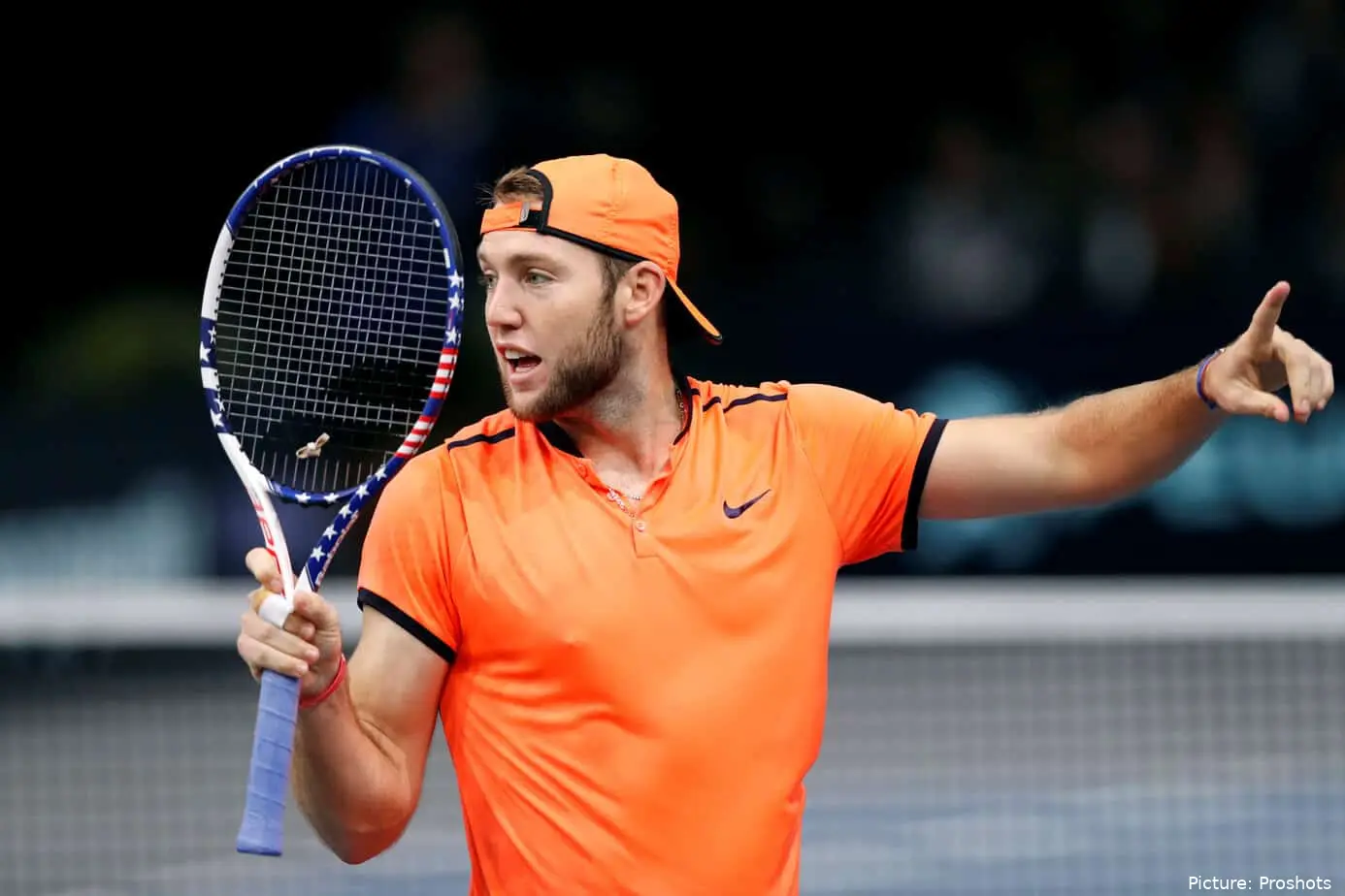 Jack Sock auf dem Court