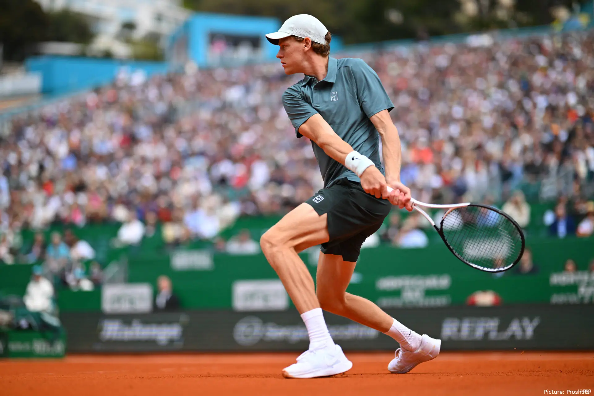 Jannik Sinner in Aktion beim Rolex Monte-Carlo Masters 2026