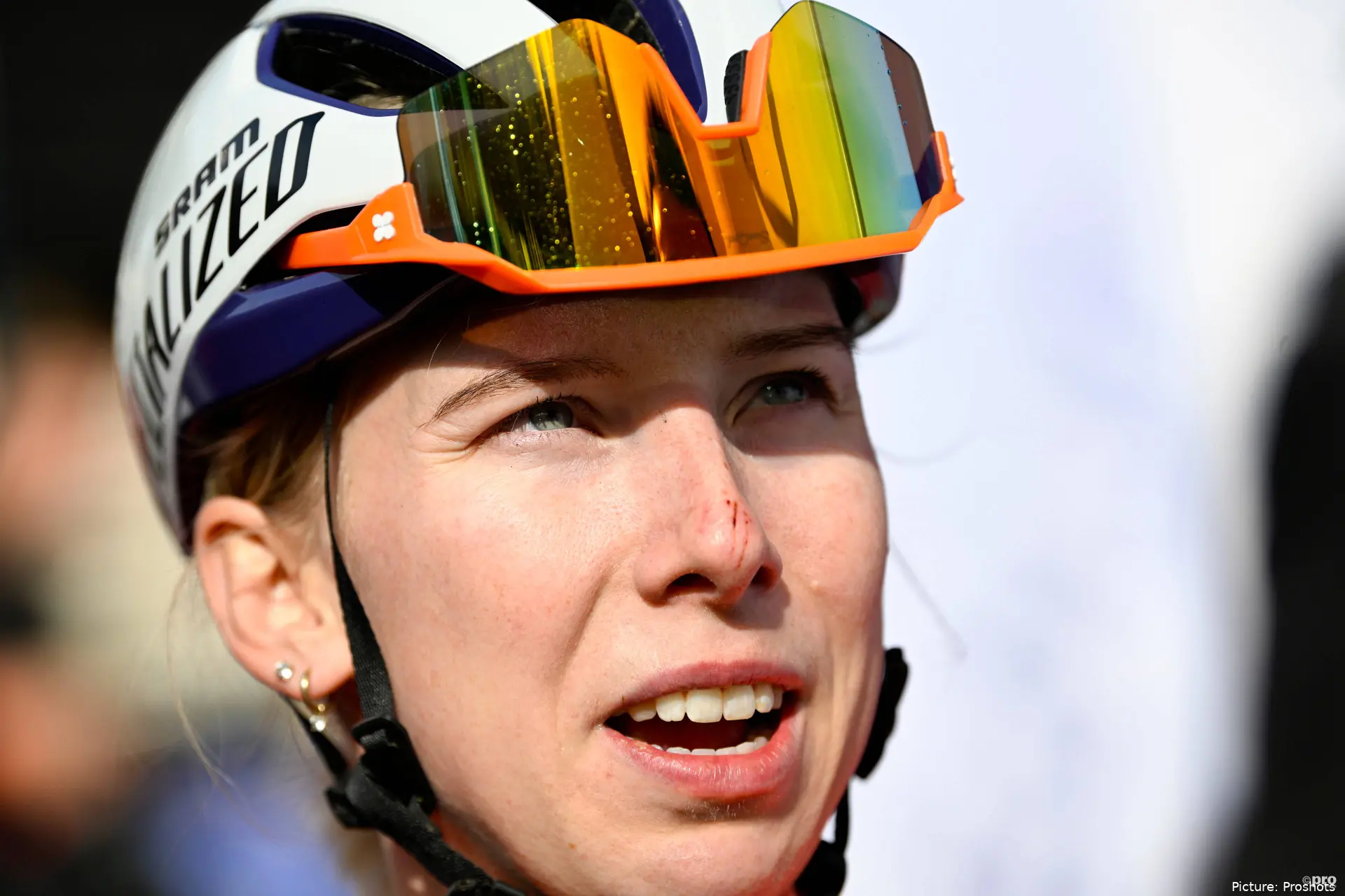 Lorena Wiebes tijdens het Beking Criterium 2025 in Monaco