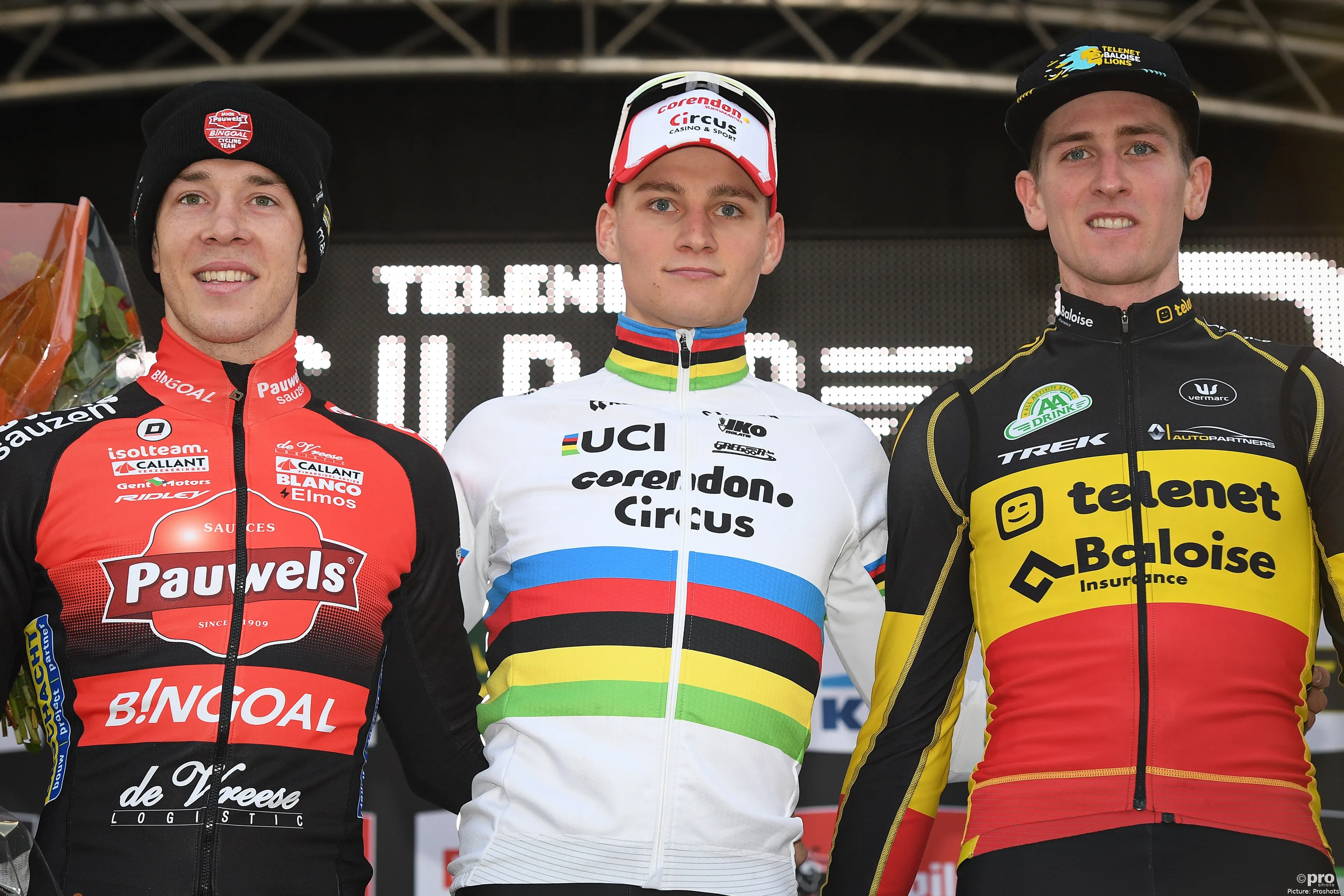 Eindpodium SuperprestigeRuddervoorde2019