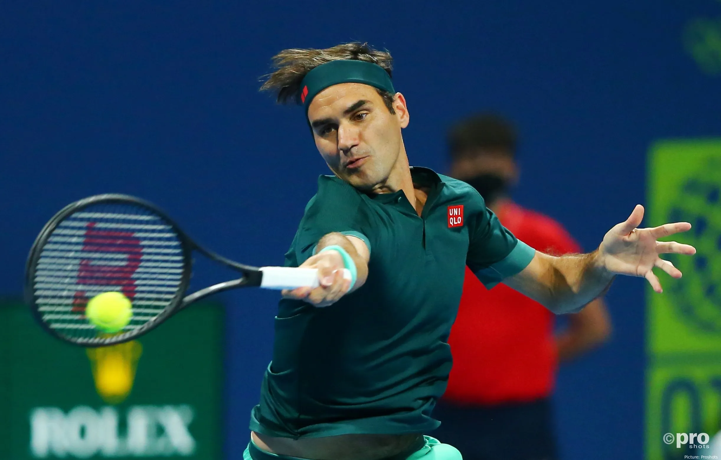 Roger Federer Doha 2021