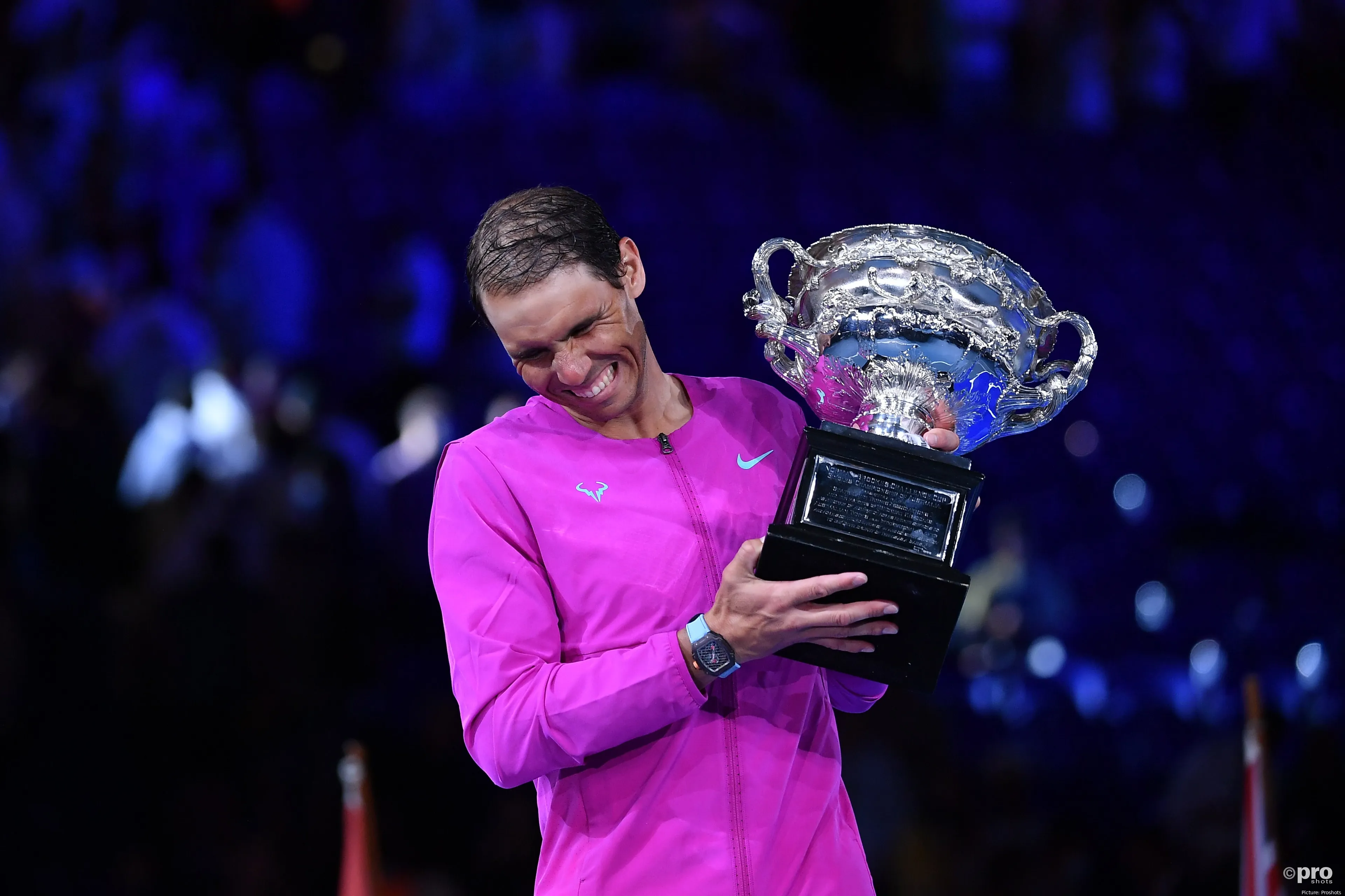 nadal aus open trophy