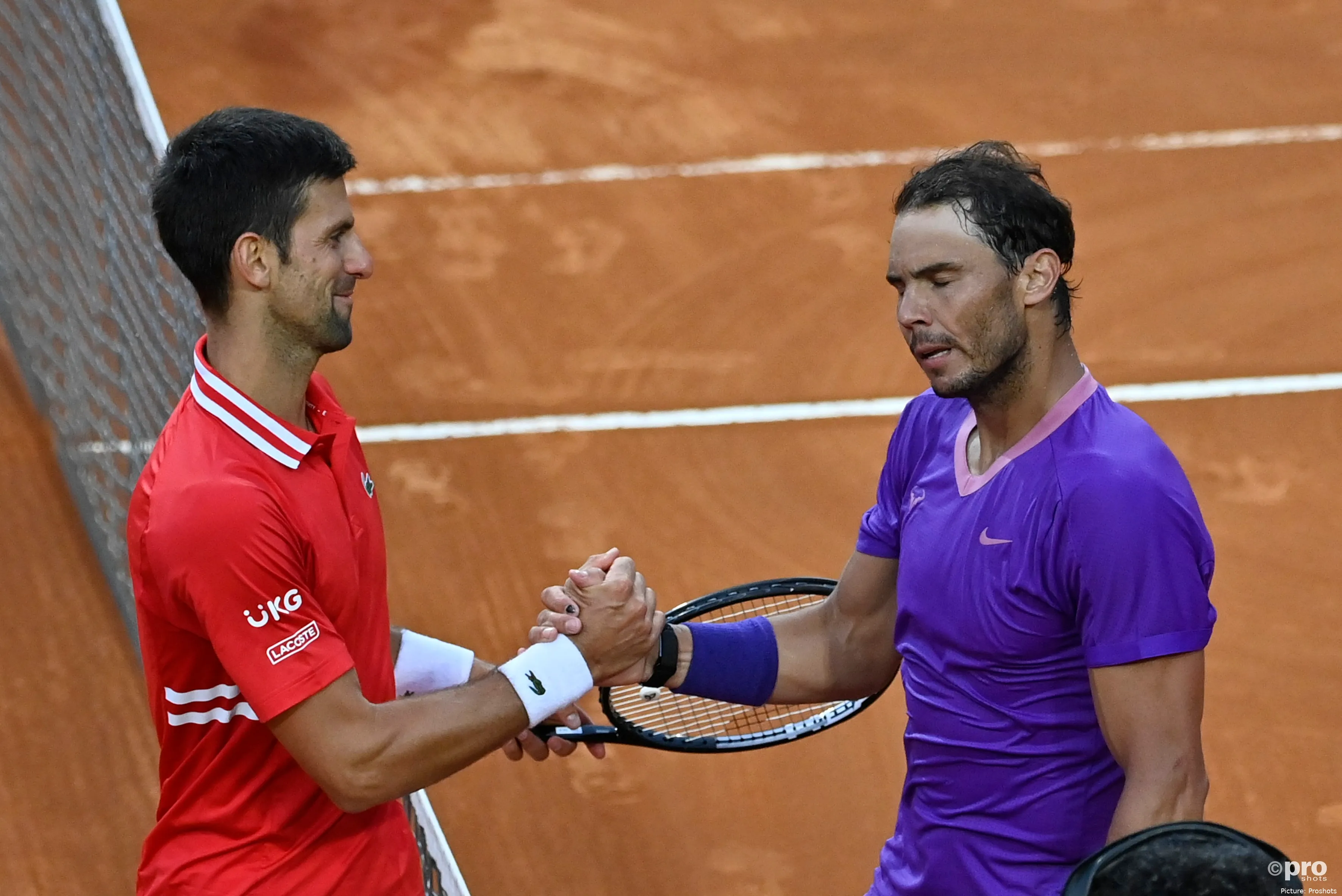 Rafael Nadal defeated Novak Djokovic in the 2021 Rome Open