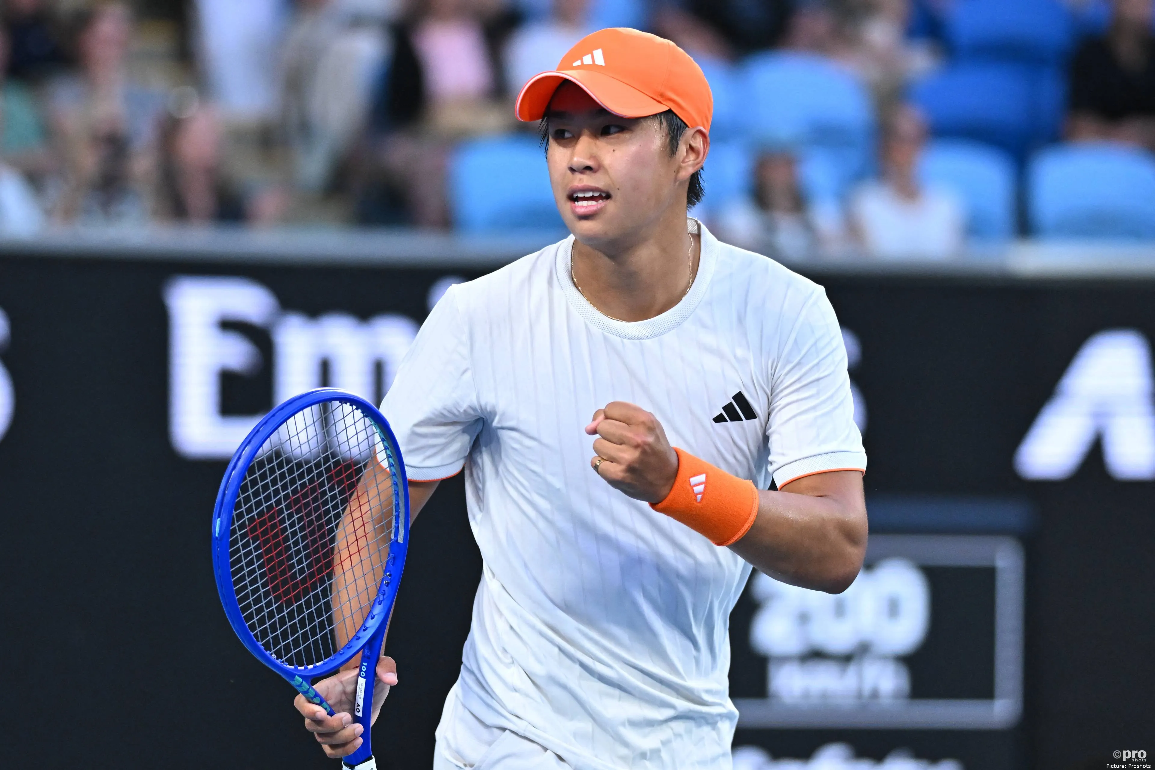Learner Tien in seiner vierten Runde bei den Australian Open