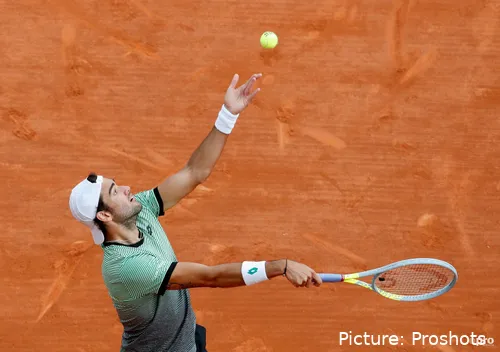 Matteo Berrettini en el Masters de Montecarlo 2021.