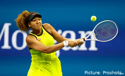 Naomi Osaka compitiendo&nbsp;