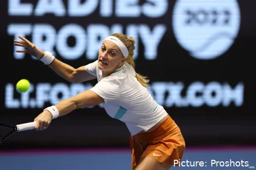 El último partido de Kvitova en el Tour fue en el Abierto de China - octubre de 2023.