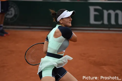 Bianca Andreescu bei den French Open 2022